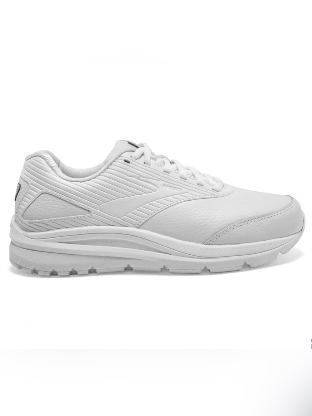Brooks Womens Addiction Walker 2 Sneakers US 10.5 Wide White Athletic NIB